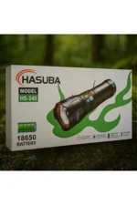 HASUBA HS-240 METAL 1KM EN BÜYÜK BOY 30,000 LÜMEN EL FENERİ