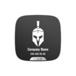 Ajax SS DD marka plakası Siyah (bedelsiz)