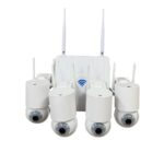 Apronx DS440 4 Kanal Nvr + 3Mp 4 Kamera Full Color Mik. PTZ Wifi Set