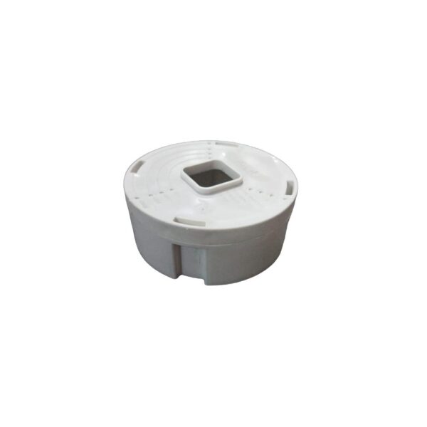 BUAT SİMPLE SMY01 BEYAZ YUVARLAK ÇEVİRMELİ KİLİT KAPAK (K240)