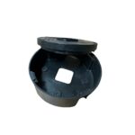 BUAT SİMPLE SMY03 SİYAH YUVARLAK ÇEVİRMELİ KİLİT KAPAK (K150)