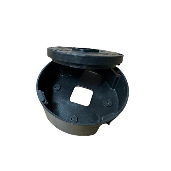 BUAT SİMPLE SMY03 SİYAH YUVARLAK ÇEVİRMELİ KİLİT KAPAK (K150)