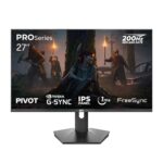 Dragos PROSeries P270FHD200 1ms FHD 200Hz HDMI DP 1920x1080 27" FreeSync G-Sync IPS Pivot Gaming Monitör