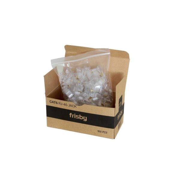 FRISBY FNW-RJ4526N RJ45 CAT5 EZ YENİ NESİL DELIKLI KONNEKTOR
