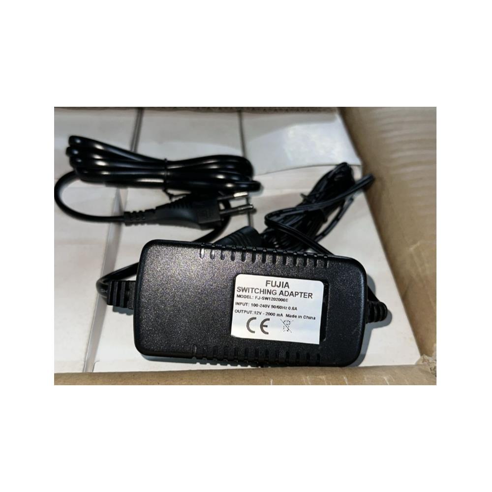 GV ADP FUJIA - unitech 12V 2A ADAPTÖR 2 AMPER TEYP FİŞLİ PLASTİK - Görsel 2