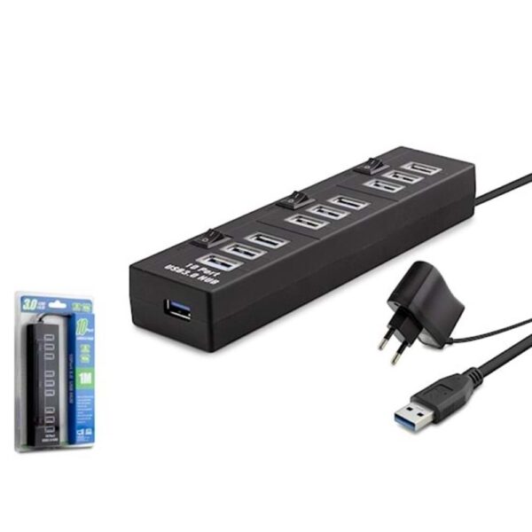 HADRON HD195 USB ÇOKLAYICI 3.0 HUB 10 PORT