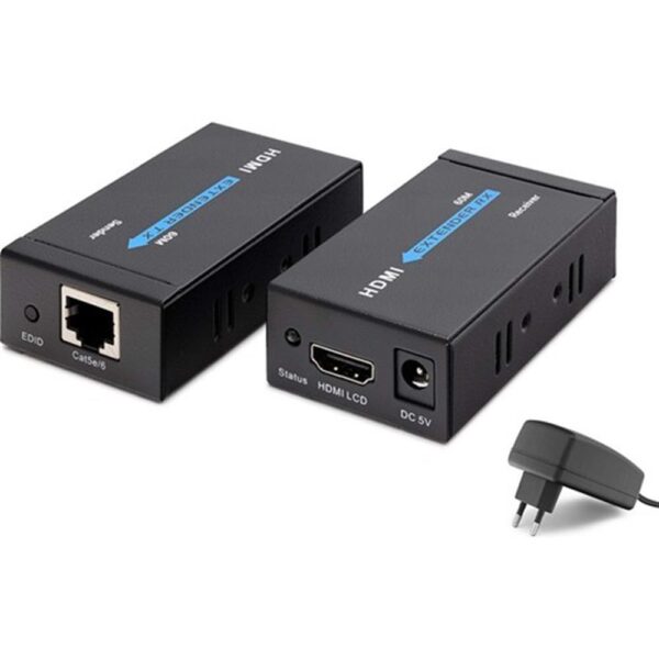 HADRON HDX1275(238)EXTENDER HDMI 60 MT ADAPTÖRÜ YOK