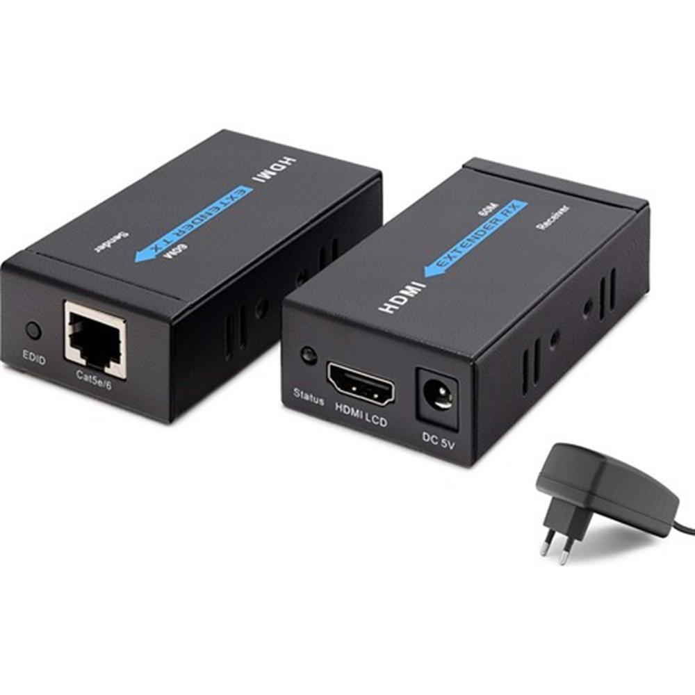 HADRON HDX1275(238)EXTENDER HDMI 60 MT ADAPTÖRÜ YOK