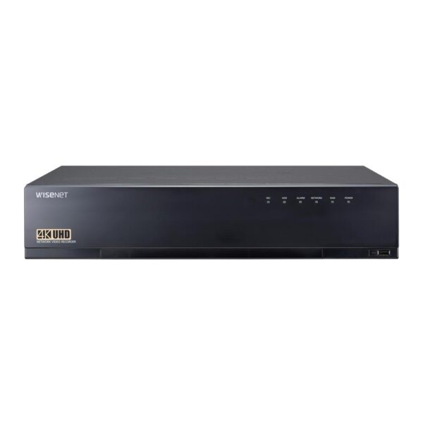 HANWHA NVR XRN-2010A 32 kanal Ip kayıt cihazı H265 4K 12MP Wisestream Onvif 8X6TB