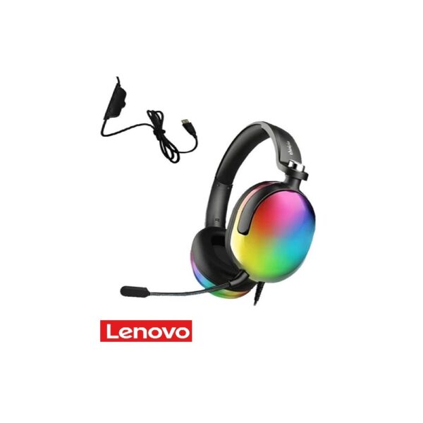 Lenovo G86 Siyah Kulak Üstü Kablolu Rgb Işıklı Mikrofonlu Gaming Kulaklık
