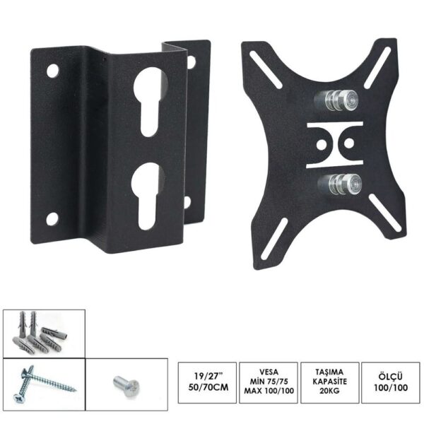 MONİTÖR LCD ASKI APARATI 19'' - 27'' 50-70cm Sabit UFIX UF-22S