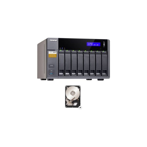 QNAP 32TB (8 x 4TB) TS-853A 8-Bay NAS Server Kit