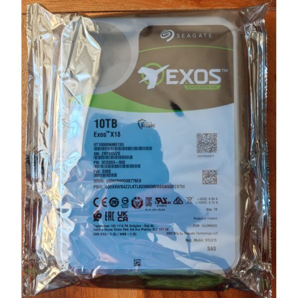 SAS 10TB Seagate Exos ST10000NM013G 10TB SAS Hard Drive SERVER HDD