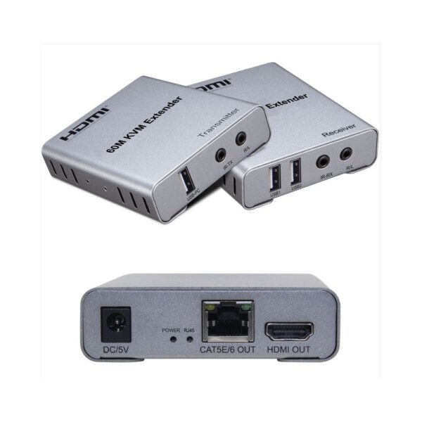 SENSEI HDTV-EXTENTION 60 METRE 1080P CAT6 KVM EXTENDER (HDMI-USB-IR-AUDIO)