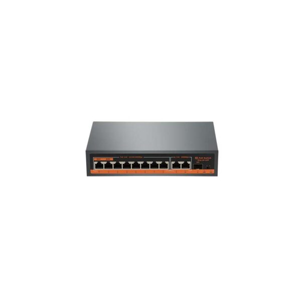 SPY SP-11120PLDE-G1S 8 Port Gb Poe + 2 Port Gb uplink + 1 SFP 120W 100m AI Dahili Power Aktif PoE Switch
