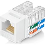 ZEYTEK ZE-NTL11230 UTP CAT6 180 KEYSTONE JACK BEYAZ