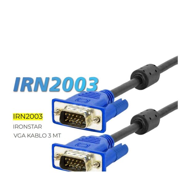 IRONSTAR IRN2003 VGA KABLO 3MT