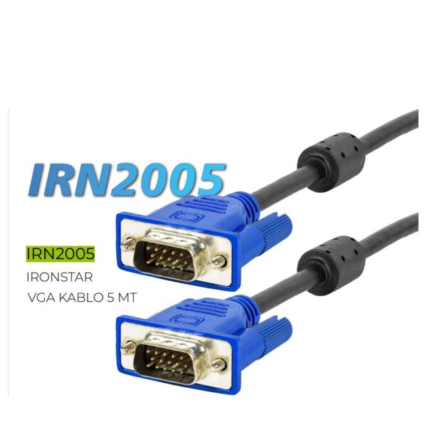 IRONSTAR IRN2005 VGA KABLO 5MT
