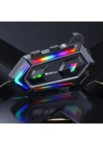Y20 Max Motosiklet Bluetooth 5.3 Kask Interkom – 2 Kişi, 300 m, RGB