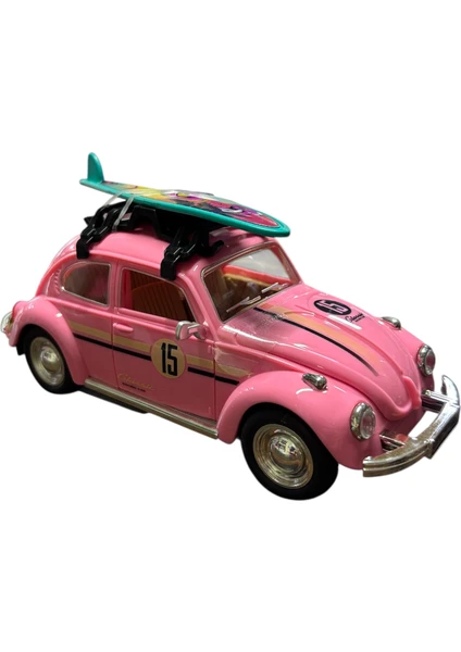 Metal Vosvos Işıklı Müzikli Kapıları Açılır Aksesuarlı Model Araba