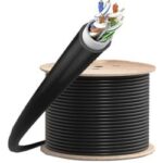 ESU CAT6 300MT SİYAH PE UTP 4x2x23 AWG 0.57 CAT-6 KABLO OUTDOOR