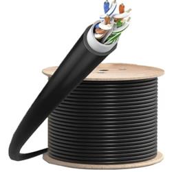 ESU CAT6 300MT SİYAH PE UTP 4x2x23 AWG 0.57 CAT-6 KABLO OUTDOOR
